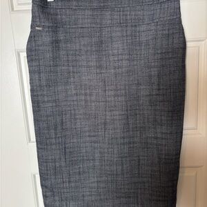 WHBM  Navy and White  Pencil Skirt